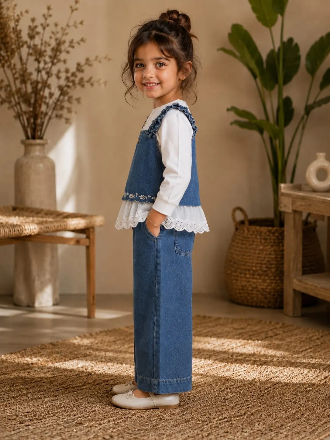 Denim Charm Co-ord Set