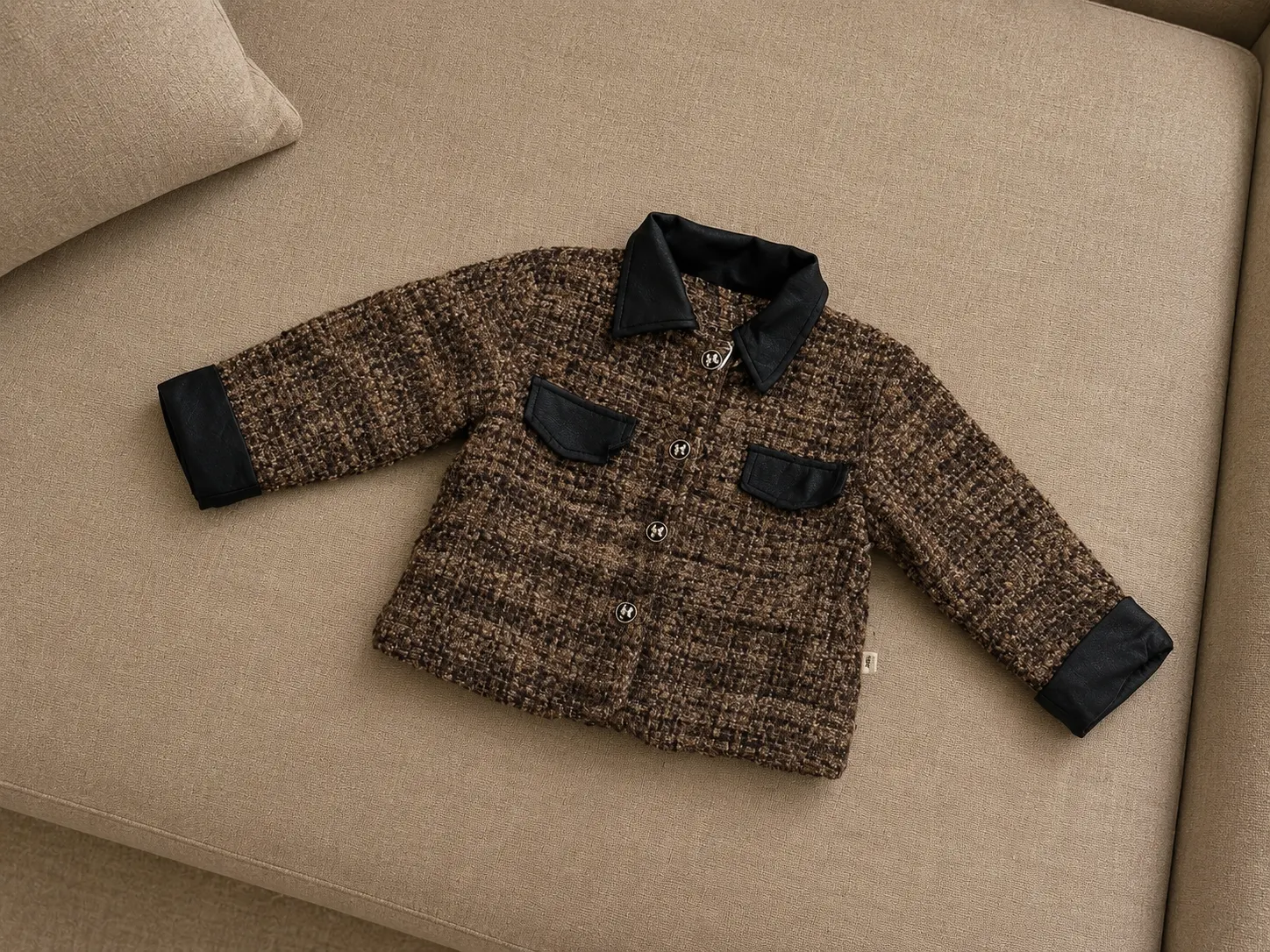 Mocha Luxe Tweed Jacket