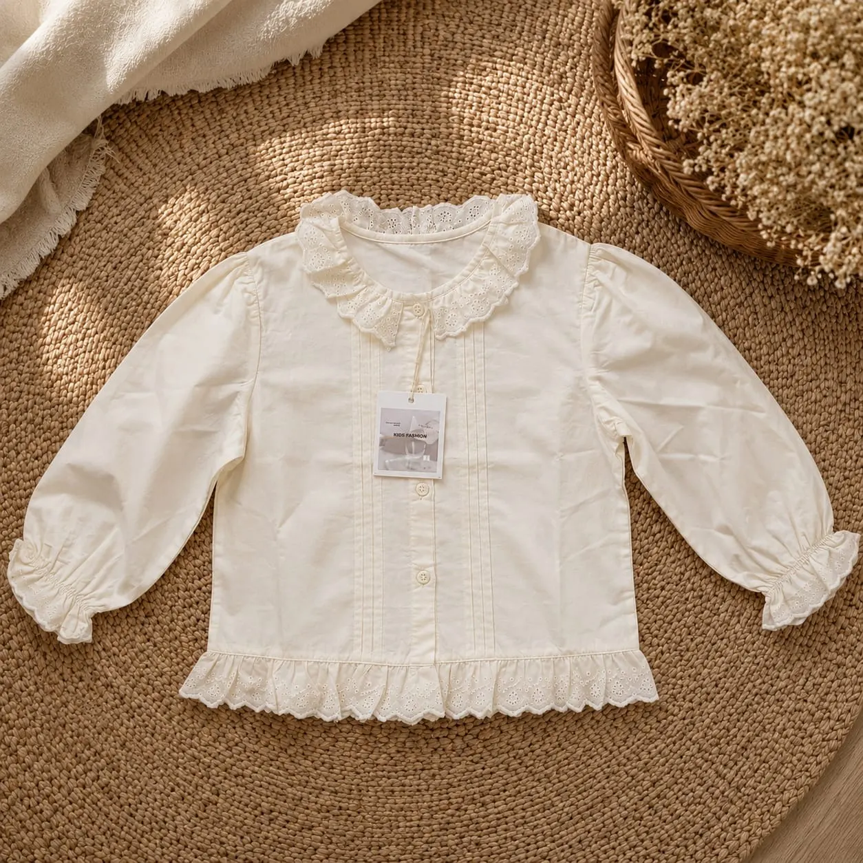 Bloom Cream Cotton Top
