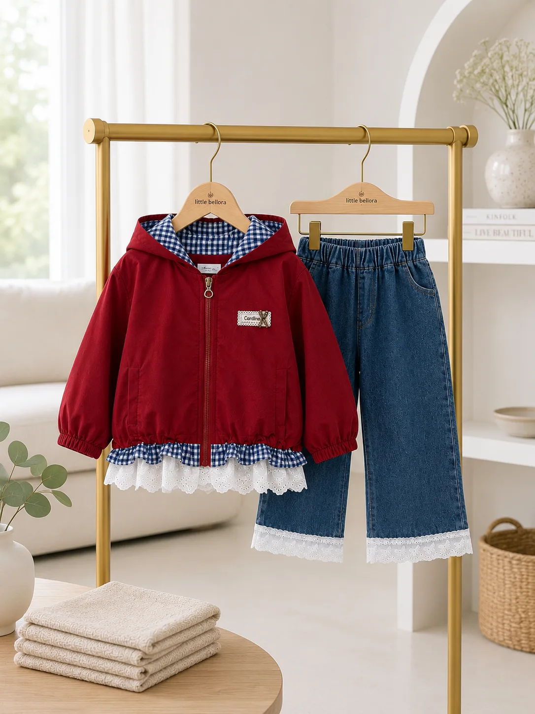Hooded Jacket Set