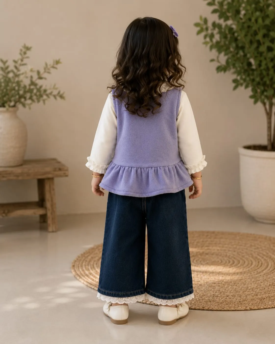 Lavender Lace Denim