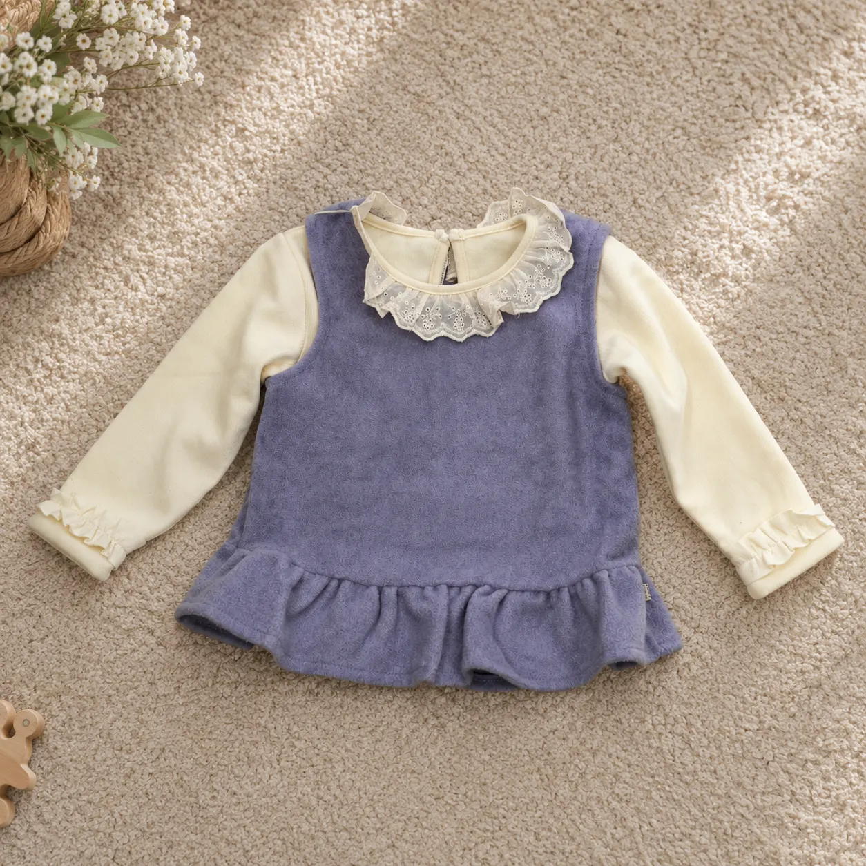 Lavender Lace Denim